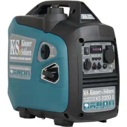 Könner & Söhnen Groupe électrogène 2000W Essence 230V Inverter Insonorisé KS2000IS – Bleu