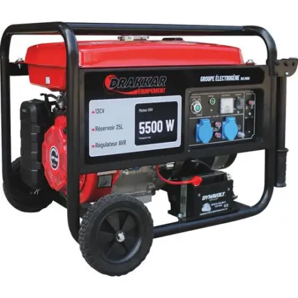 GROUPE ELECTROGENE ESSENCE 3500W 13 CV LANCEUR MANUEL/ÉLEC S11020