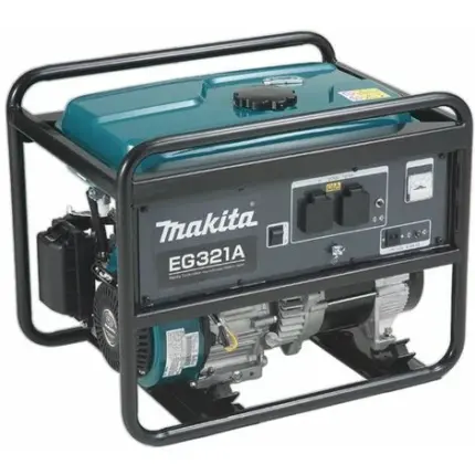 Makita Groupe électrogène 4 temps, 12,8 l, 2400 W – EG321A