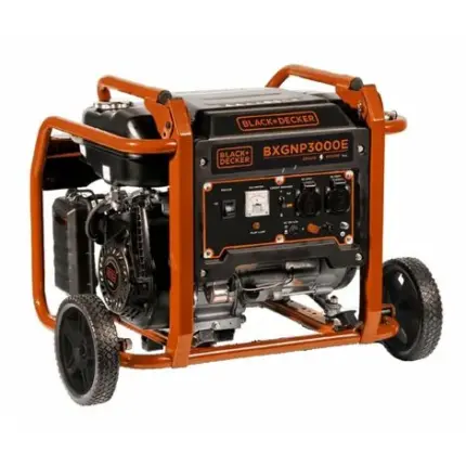 BLACK+DECKER Groupe électrogène 3Kw Essence 230V BXGNP3000E – Orange