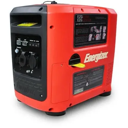 ENERGIZER Groupe électrogène essence Inverter 2200 W 2000 W – démarrage manuel avec lanceur EZG2200I