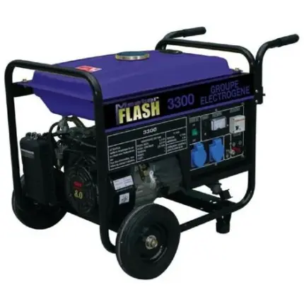 MASTER FLASH Groupe électrogene a essence 3300W avec kit chariot MF3300