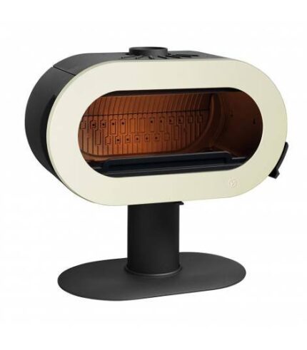 Poêle à bois FIFTY SUR PIED EMAILLE- INVICTA